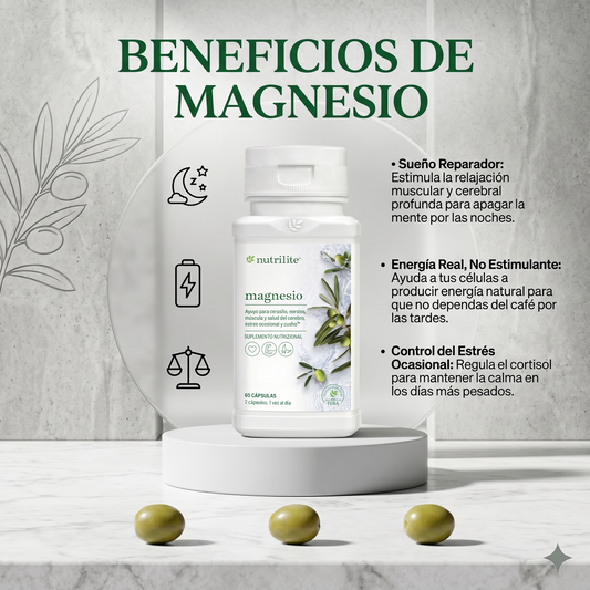 No mas Insonmio, Magnesio Nutrilite.