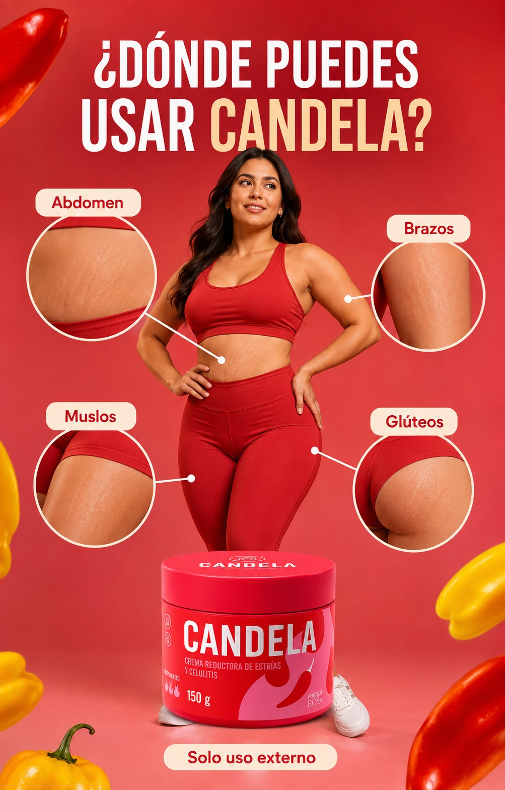 Zonas donde se puede usar Candela