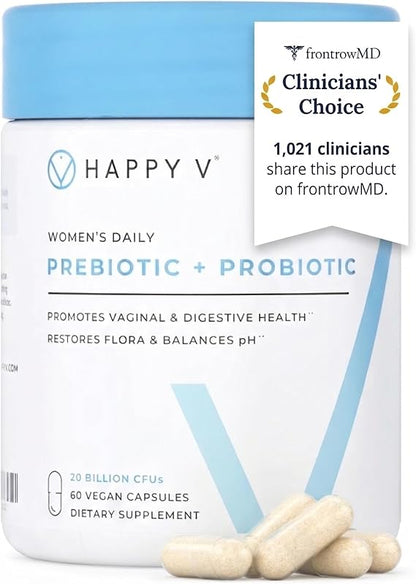 Probióticos Vaginales Happy V Equilibrio y Bienestar Femenino