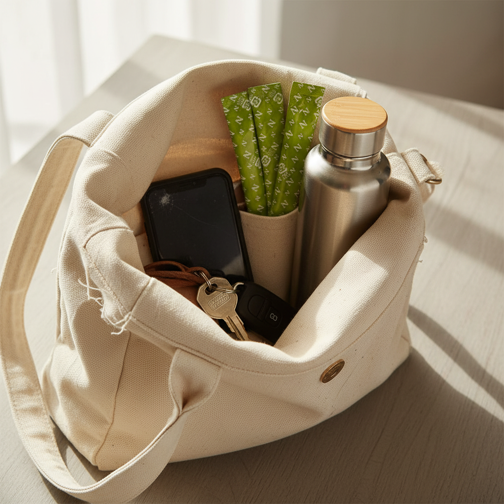 Nutrilite Fibra - On-the-Go Flat Lay