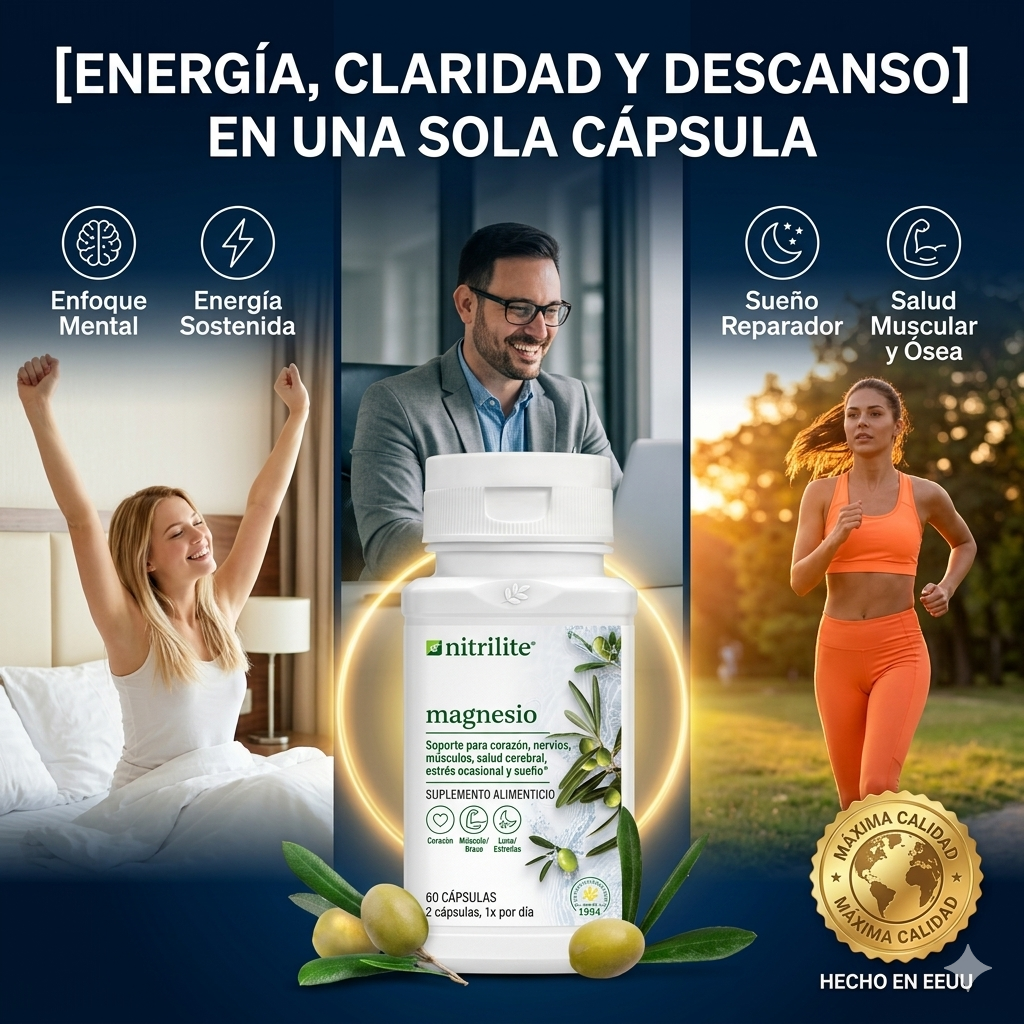No mas Insonmio, Magnesio Nutrilite.